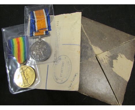 WW1 memorial plaque BWM & Victory medals to 32765 Pte Alfred John Spink Royal fusiliers K in A 7-8-1917 commemorated Ypres Me