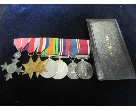 Group to 1025990 W.O.CL.II. Charles King Mason RA. Mounted as worn - MBE (Mily), 1939-45 Star, France & Germany Star, Defence