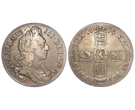 Crown 1696 OCTAVO, a few very light adjustment lines but a nice even strike, GF/NVF