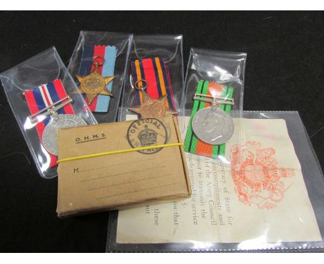 Norfolk Reg WW2 casualty 1919-45 Star Burma Star Defence and War Medals In Box with casualty slip to Cpl 5774919 Jack Pashley