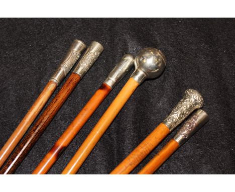 Swagger Stick collection - Bristol OTC, Kings School Canterbury OTC, Birkenhead School OTC, Artist Rifles, Royal Marines x2 (