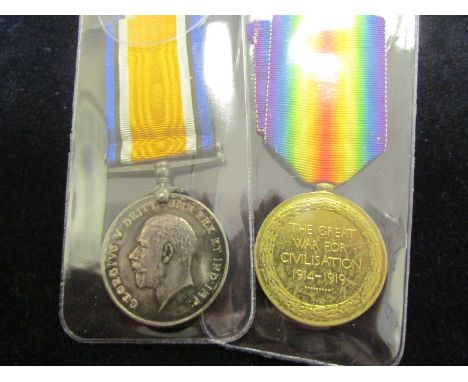 BWM & Victory Medal to 22957 Pte Sidney Charles Judd R. Welsh Fusiliers. Killed In Action 6th July 1916 with "D" Coy 15th Bn.