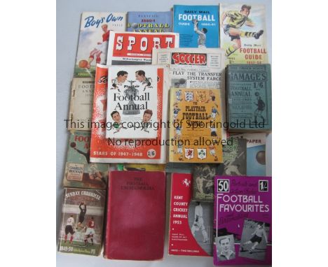 SPORTS MISCELLANY       A misellany of annuals mostly football to include Lingfield Park Race card 17/3/1920 , Gamage's Assoc