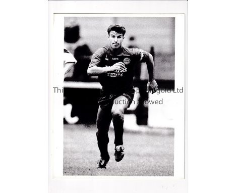 FOOTBALL PRESS PHOTOS 1990'S     Sixty eight B/W photos with stamps on the reverse featuring English teams inc. Southampton, 