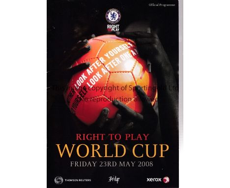 CHELSEA      Seven programmes for events at Chelsea / Stamford Bridge: The NCH Capital Cup 22/5/2004, Eurobond Charity Footba