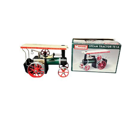 Mamod Steam Tractor live steam No. TE1A, generally excellent to good plus in excellent later issue box, appears to have been 