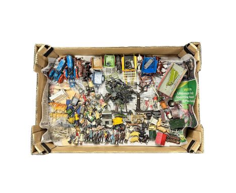 Farm lead/metal collection, range of Britains, John Hill Co., Charbens, etc., generally excellent to good fair, with farm fig