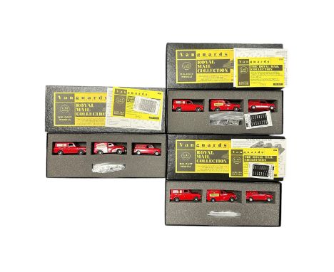 Lledo Vanguards Royal Mail 1/43rd scale 3-piece set No. RM1003 (3), each with limited edition certificates, Morris Minor Van,