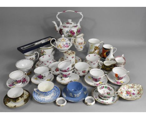 A Collection of Various Ceramics to Comprise Teawares, Teapots, Coalport Planter etc (Some Pieces with Condition Issues) 