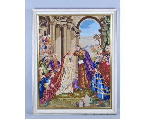 A Framed Tapestry, The Crowning of Esther, 1965, 52x68cm 