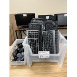 LOT OF ASSORTED KEYBOARDS AND MICE