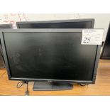DELL 23" LED LCD WIDESCREEN MONITOR. MODEL# P2311Hb - (QTY X 1) AND DELL 24" LED WIDESCREEN MONITOR.