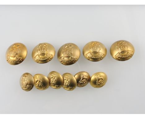 A set of 11 tunic buttons, Royal Army Pay Corp, 