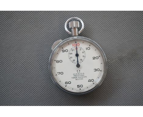 Omega Stopwatch Preston's Timer Division Bolton with Original Box (Box Tatty)