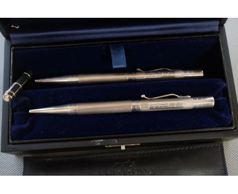 2 Yard-O-Led Silver Propelling Pencils in Original Case (See Photos)