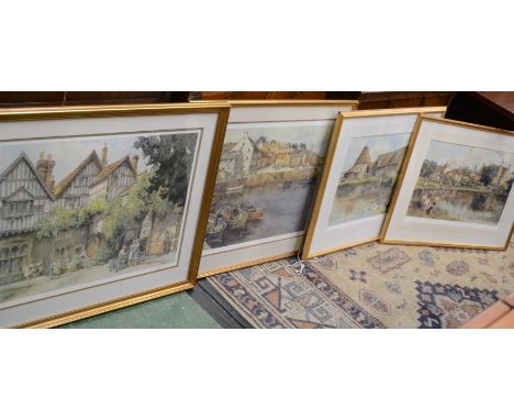 E R Sturgeon, Cheyney Court, signed, limited edition print; others (4)