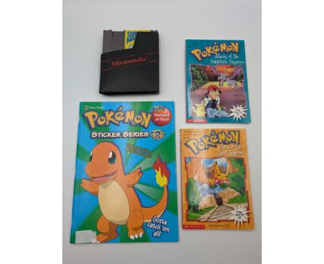 Introducing Nintendo memorabilia featuring Super Mario Bros 3 for NES console with the original manual, Pokémon Goldenbooks s