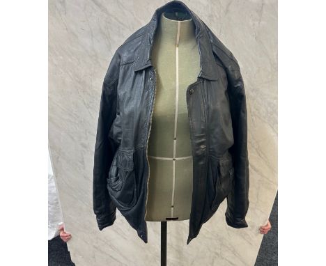 Vintage St Michaels mens leather jacket 