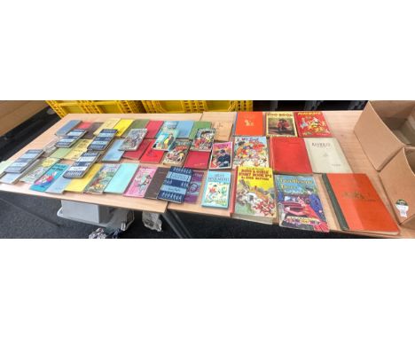 Large selection of vintage Enid Blyton books to include ' The Trouble some three','Adventure of Pip' etc 
