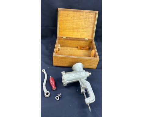 Vintage mincer in box 