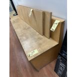 Banc en Bois, 96'', avec dos