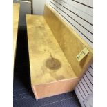 Banc en Bois avec dos (NOTE: Taché)