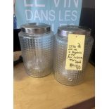 LOT: (2) Récipients pour Fusion Thé Froid