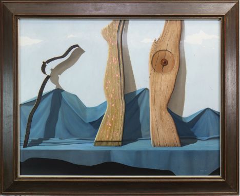 * GORDON K MITCHELL RSA RSW RGI (SCOTTISH b 1952), BODY PARTS oil on canvas, signed; inscribed on artist label verso 71cm x 9