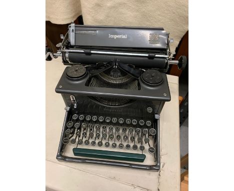 An Imperial typewriter