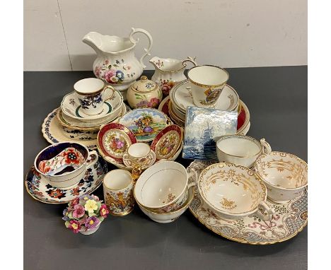 A Large volume of various china, plates, teacups and saucers from various makers and years of manufacture. 