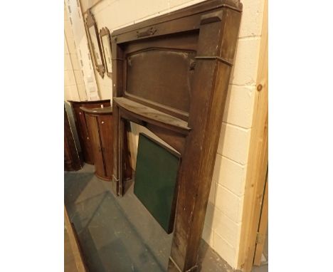 Substantial oak fire surround W: 144 cm H: 180 cm