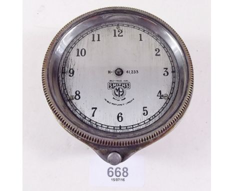 A 1920's Smiths car clock