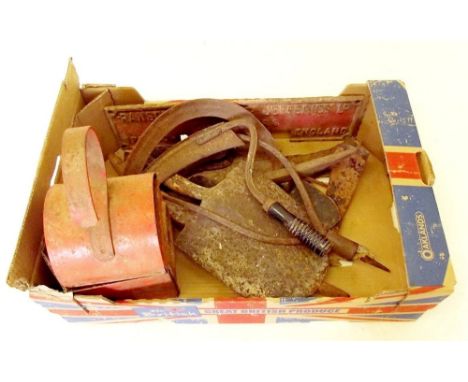 A box of old tools