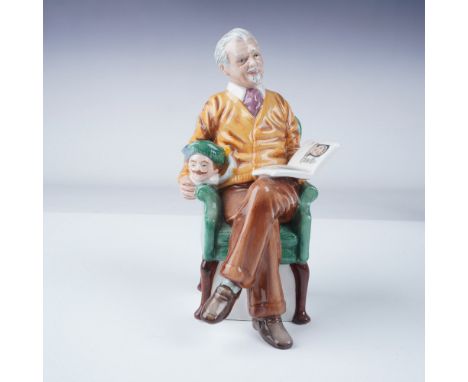 A Royal Doulton figurine titled Pride and Joy (D7054), designed by Neil Faulkner. This hand-painted porcelain figurine depict