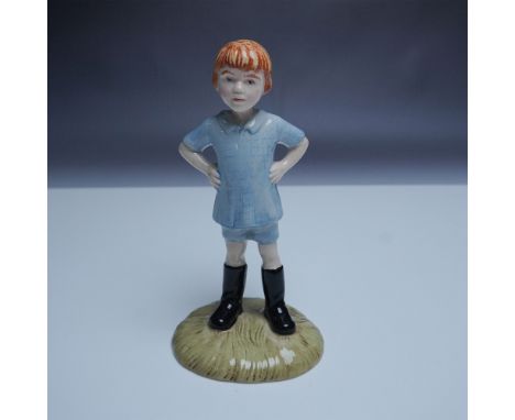 Royal Doulton presents Christopher Robin from The Winnie the Pooh Collection, a finely crafted porcelain figurine commemorati