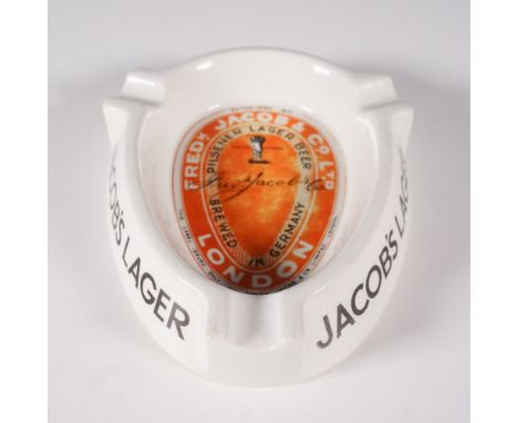 A vintage Royal Doulton hotel porcelain ashtray featuring a subtle embossed rim design with a light decorative touch. The cen