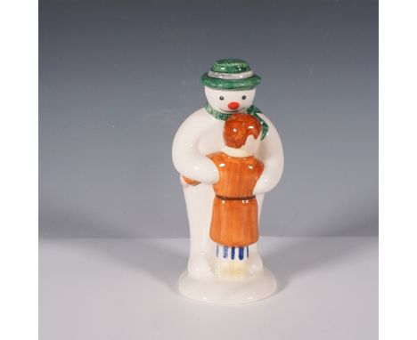 Charming Royal Doulton figurine from The Snowman collection, titled Thank You Snowman, based on Raymond Briggs' beloved 1978 