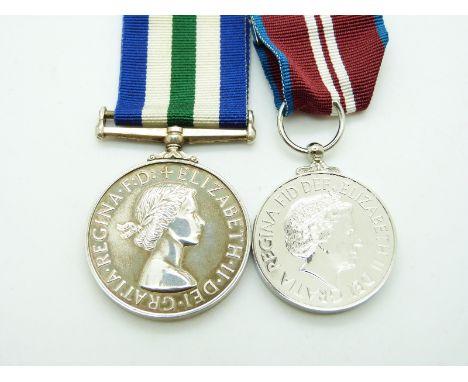 Royal Navy Reserve Long Service &amp; Good Conduct Medal together with a Diamond Jubilee (Elizabeth II) Medal 2012 for Consta