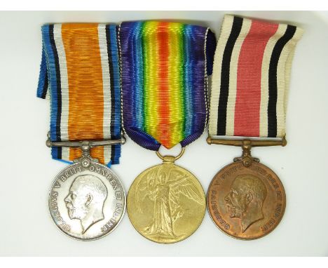 British Army WWI medals comprising War Medal and Victory Medal named to 7214 Pte A F Cox, Gloucestershire Regiment together w