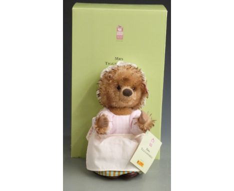 Steiff Teddy bear Beatrix Potter Mrs Tiggy-Winkle, limited edition 507 of 1500, in original box.&nbsp;