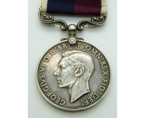 Royal Air Force Long Service and Good conduct Medal (George VI) named to 370599 Flt Sgt G R Bunyan