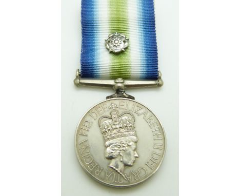 Royal Air Force South Atlantic Medal with rosette named to S8187116 Sac N J Mackney&nbsp;