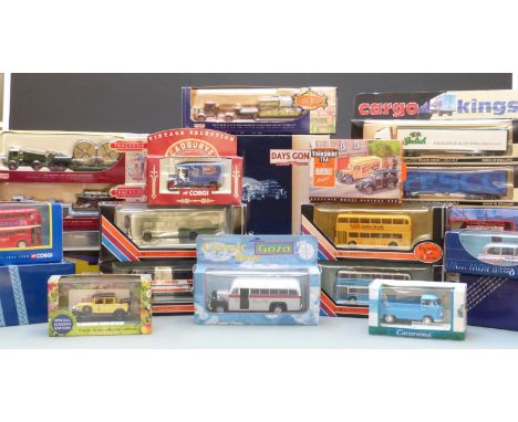 Twenty-three Exclusive First Editions (EFE), Corgi, Lledo, Cararama and similar diecast model commercial vehicles and vehicle