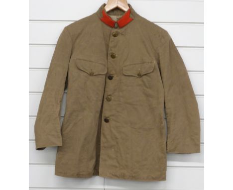 Imperial Japanese Army early jacket with shoulder boards, circa WWII