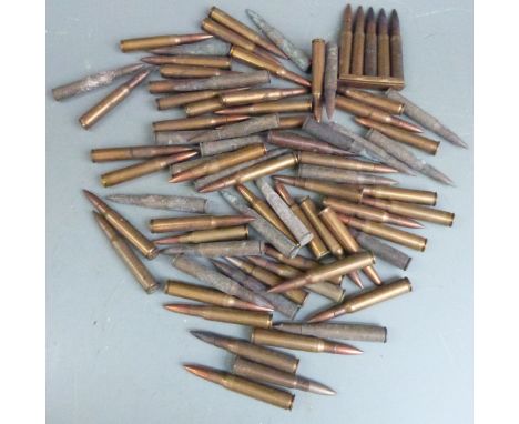 Seventy-seven approximately .50 machine gun cartridges.&nbsp;PLEASE NOTE THAT A VALID RELEVANT FIREARMS/SHOTGUN CERTIFICATE I