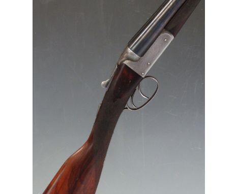 Thomas Daintith of Warrington 12 bore side by side shotgun with named and engraved locks, engraved, underside, trigger guard,