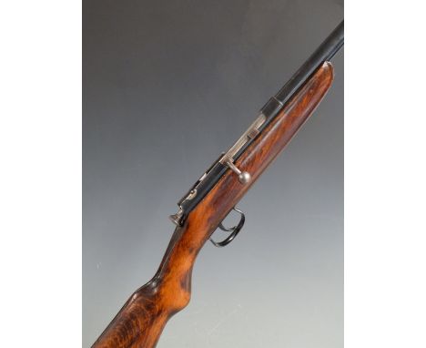 Webley &amp; Scott .410 bolt action shotgun with semi-pistol grip and 25.5 inch barrel, overall length 116cm, serial number 1