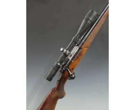 Winchester model 70 XTR Sporter Varmint .223 REM bolt action rifle with chequered semi-pistol grip and forend, raised cheek p