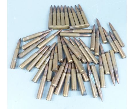 Forty-nine .300 rifle cartridges. PLEASE NOTE THAT A VALID RELEVANT FIREARMS/SHOTGUN CERTIFICATE IS REQUIRED TO HANDLE/PURCHA