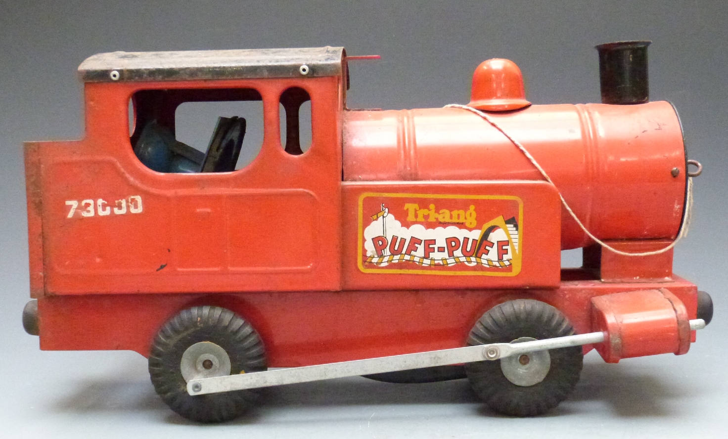 Triang PuffPuff pressed steel train together with six various